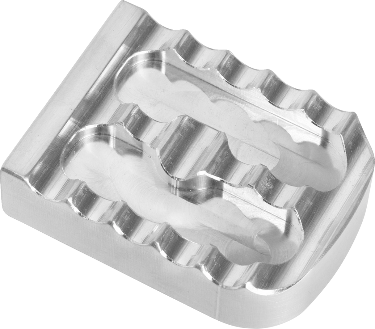 Brake Pedal Cover - Silver - Serrated 2018 - 2023