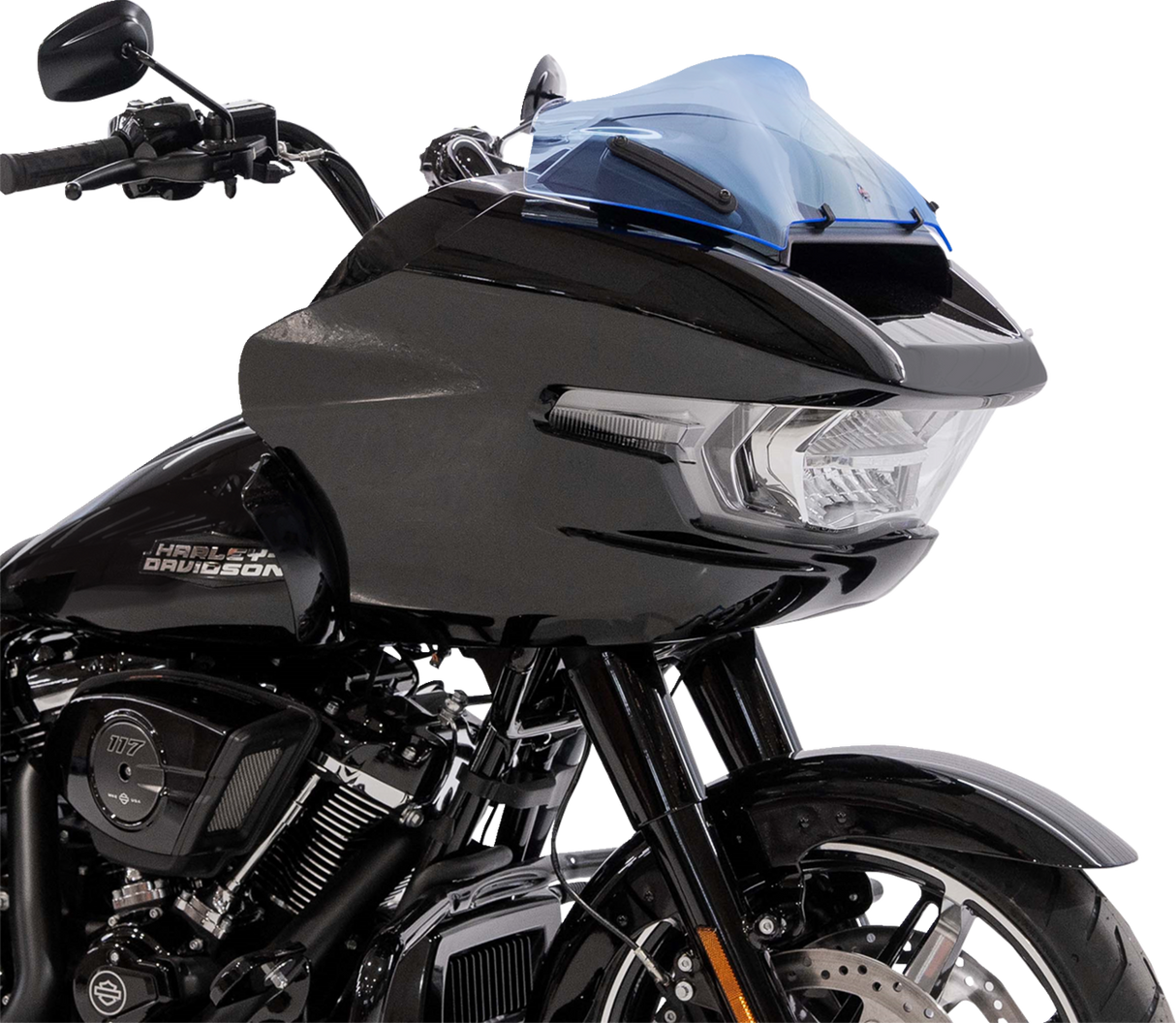 Kolor Flare™ Sport Windshield - 8\" - Blue Ice 2023 - 2025