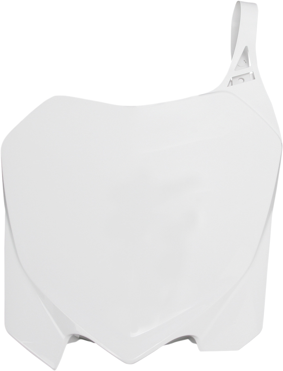 Front Number Plate - White 2009 - 2013