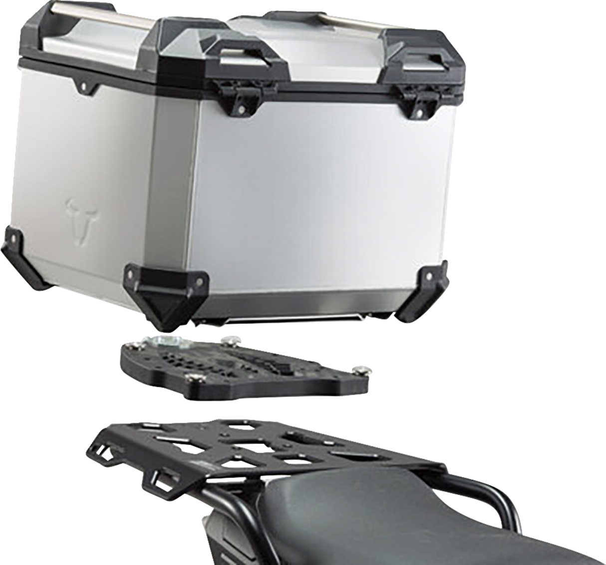 TRAX ADV Top Case System - Silver - Ducati Multistrada 1200 \'15-\'17 2015 - 2017