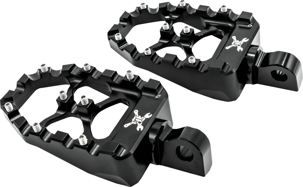 MX Evolution Driver Pegs - Black - Sportster/Dyna 1997 - 2022