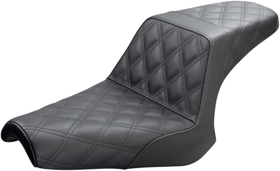 Step-Up Seat - Full Lattice Stitch - Black - Bolt \'13-\'20 2013 - 2020