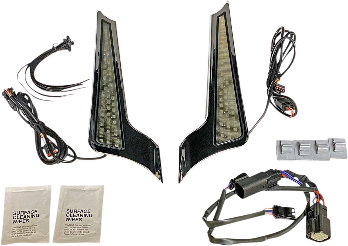 Panel Lights - Chrome - Smoke Lens 2010 - 2013