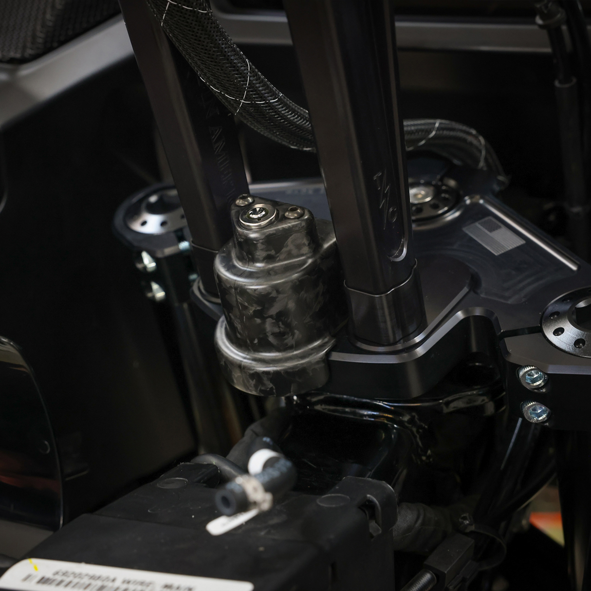 Cover Steering Lock - Matte Forged Carbon Fiber 2024 - 2024