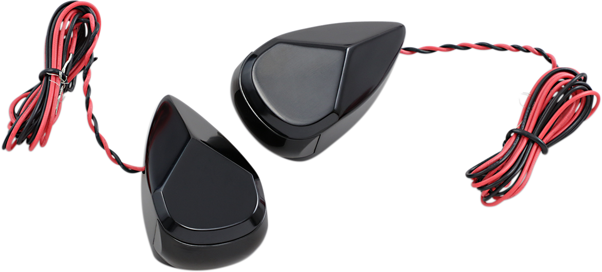 Turn Signal - Black - Smoke/Red 2000 - 2020
