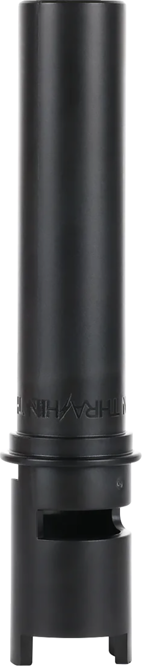 Throttle Tube - Smooth - 1\" - Touring TBW - Black 2023 - 2024