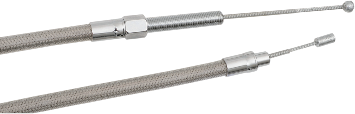 High-Efficiency Braided Stainless Steel Clutch Cable - 53-5/16\" 1983 - 1986