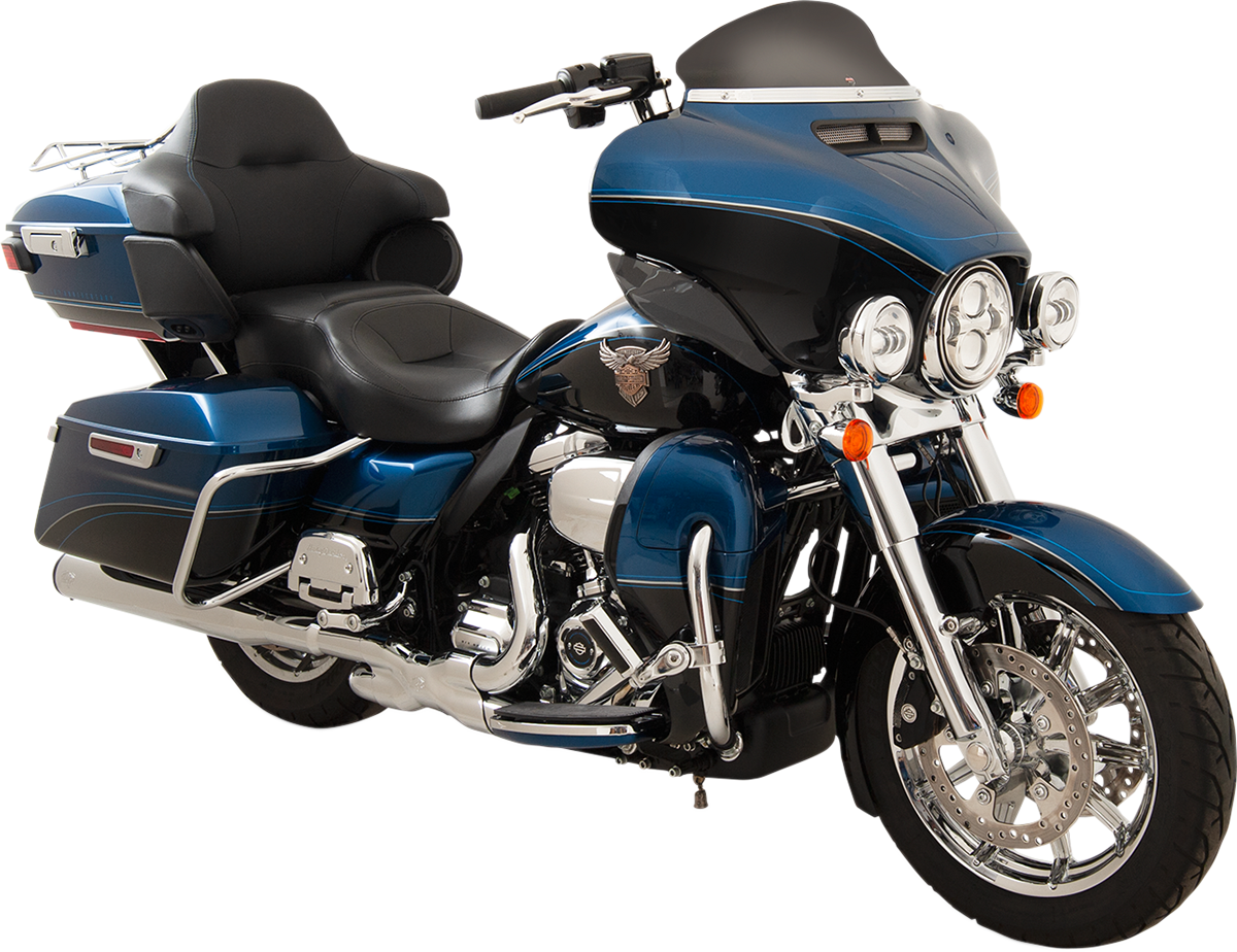 Flare™ Windshield - 5\" - Black - \'14-\'23 FLH 2014 - 2023