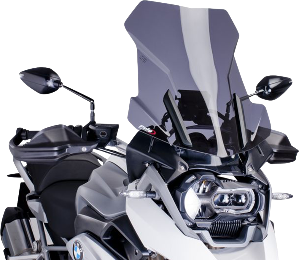 Touring Windscreen - 21-1/2\" - Dark Smoke - BMW 2013 - 2024