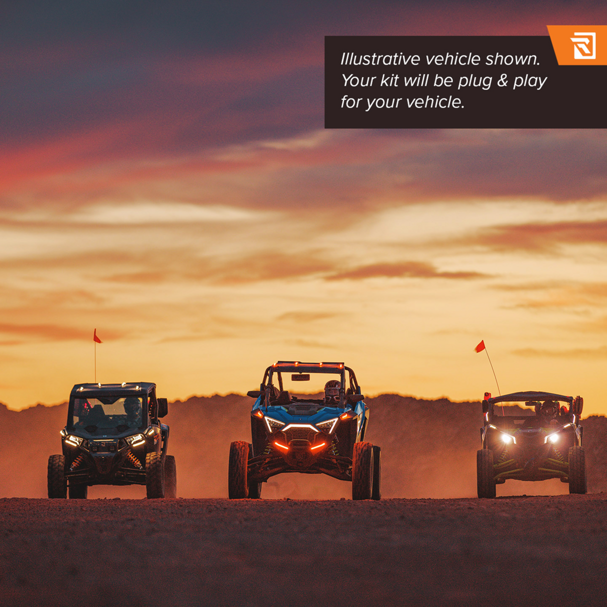 Apex Lights™ - Running - Amber - RZR Pro XP 2022 - 2025