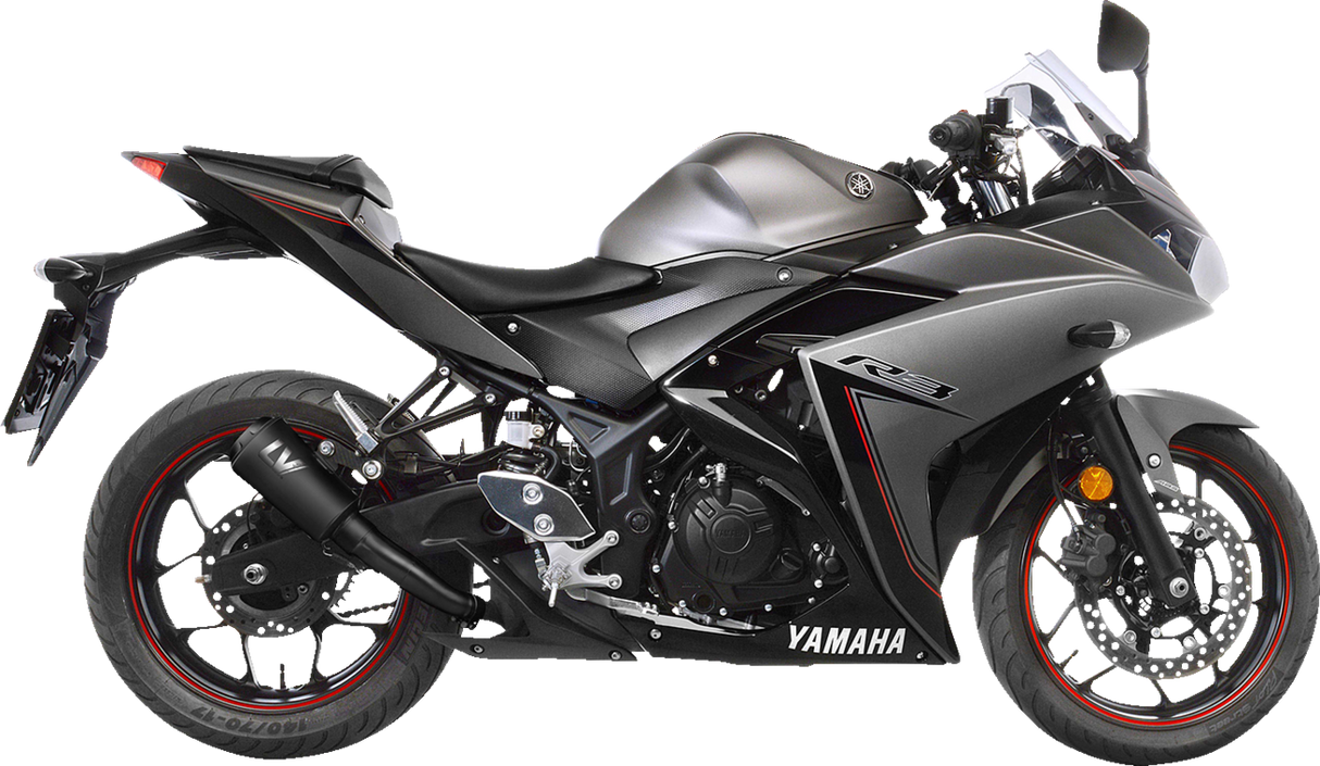 LV-10 Slip-On Muffler - Full Black 2015 - 2021