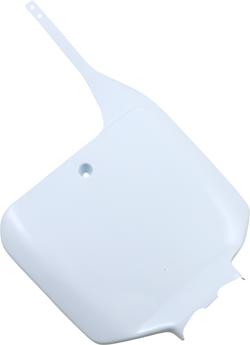 Front Number Plate - White 1995 - 2001