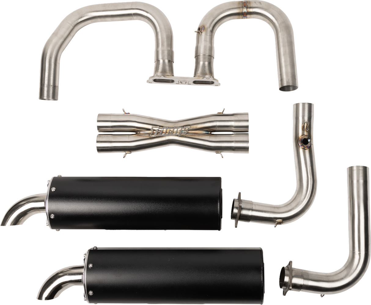 Full Dual Exhaust System - Black - RZR XP 1000 2024 - 2025