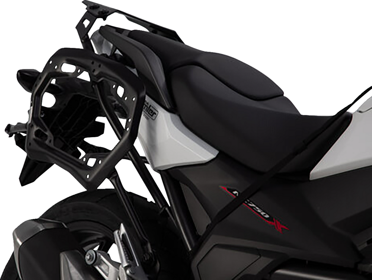 TRAX ADV Aluminum Case System - Black - Honda NC750 \'16-\'20 2016 - 2020