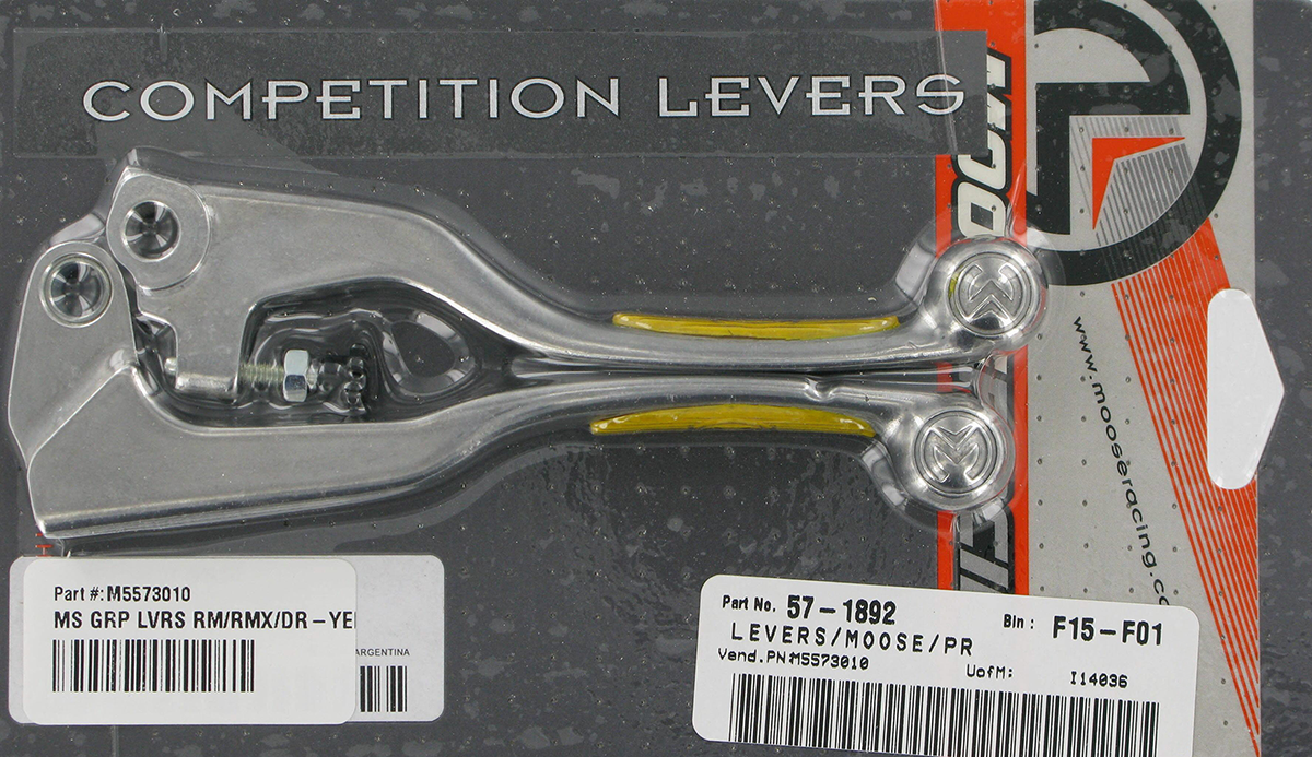 Lever Set - Competition - Yellow 1982 - 2011