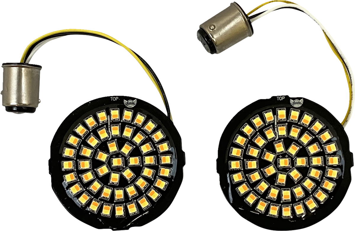 Amber/White LED Turn Signal Inserts 2000 - 2024