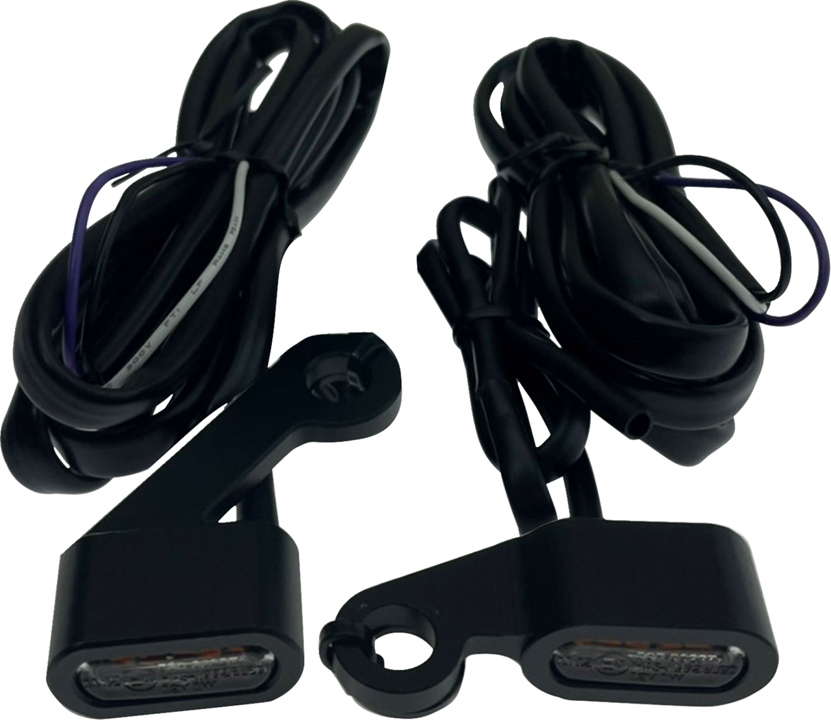 Marker Lights - Matte Black - Amber Lens - \'04-\'13 XL 2004 - 2013