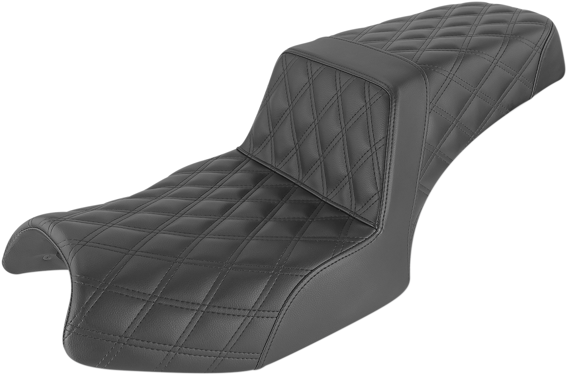 Step-Up Seat - Full Lattice Stitch - Black - Challenger 2020 - 2022