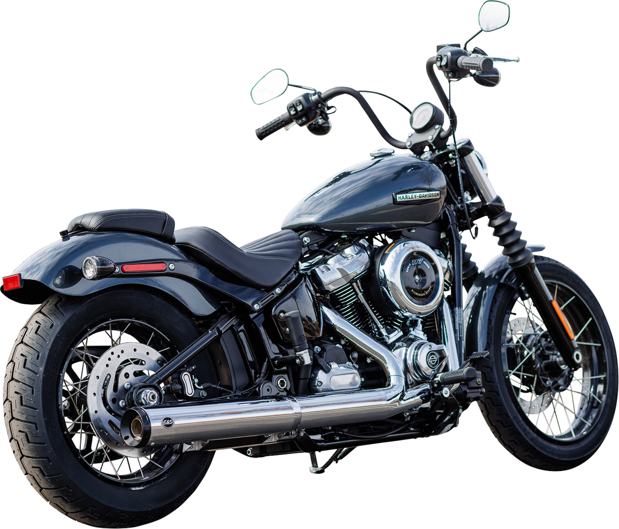 Grand National Slip-On Muffler - 50 State - 4\" Chrome - M8 Softail 2025 - 2025