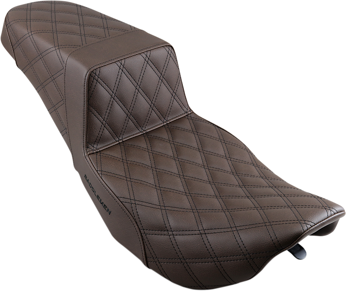 Step-Up Seat - Full Lattice Stitch - Brown 1997 - 2007