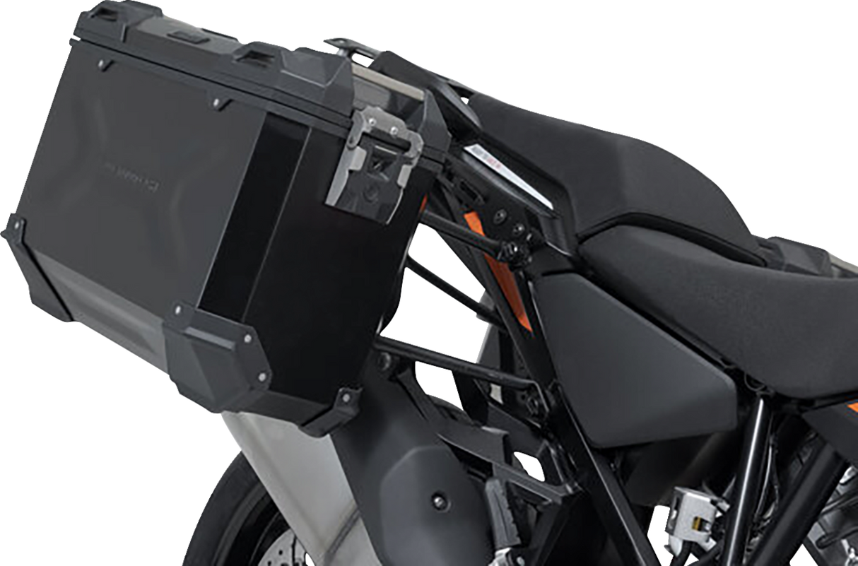 TRAX ADV Aluminum Case System - Black - KTM Super Adventure 1290 R/S \'21-\'24 2021 - 2024
