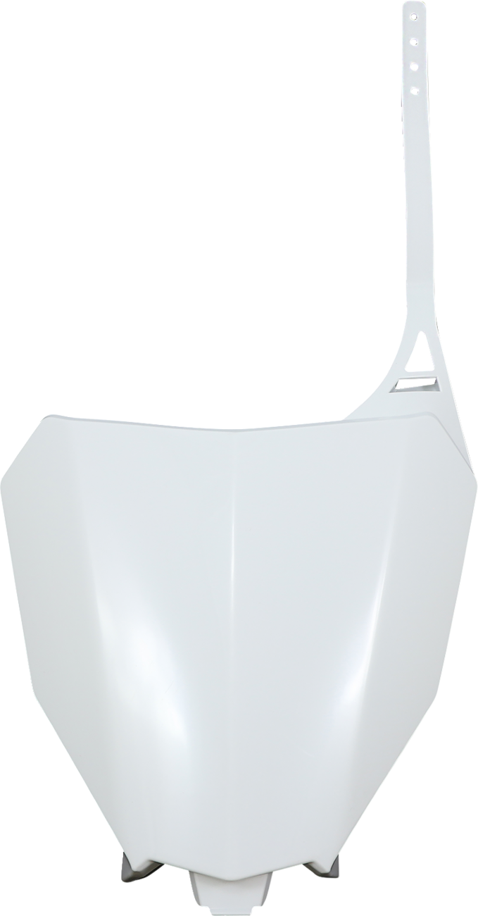 Front Number Plate - White 2017 - 2018