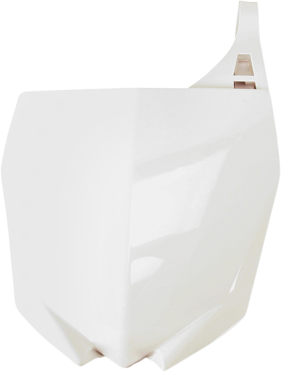 Front Number Plate - White 2010 - 2021