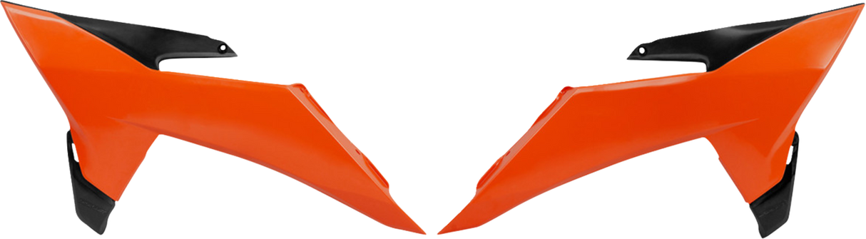 Radiator Covers - Orange/Black - KTM 2025 - 2025