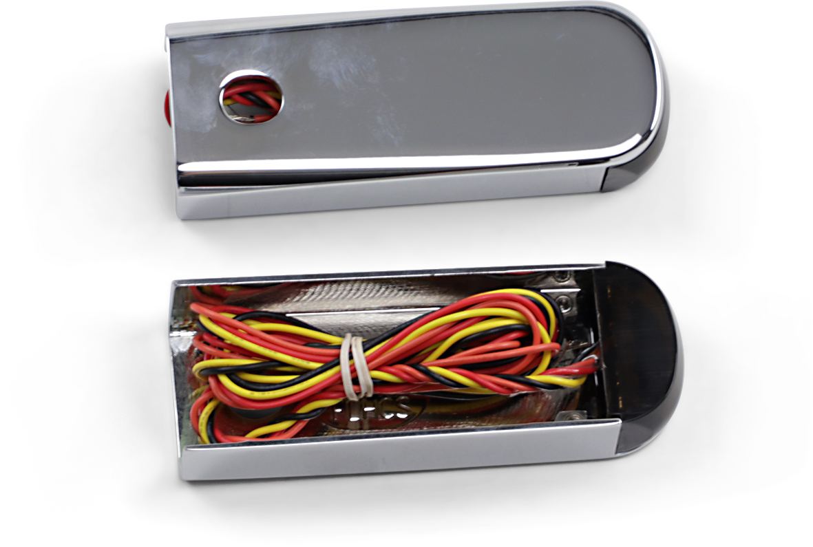 LED Strut Light - Smoke/Red Chrome FLHC 2018 - 2020