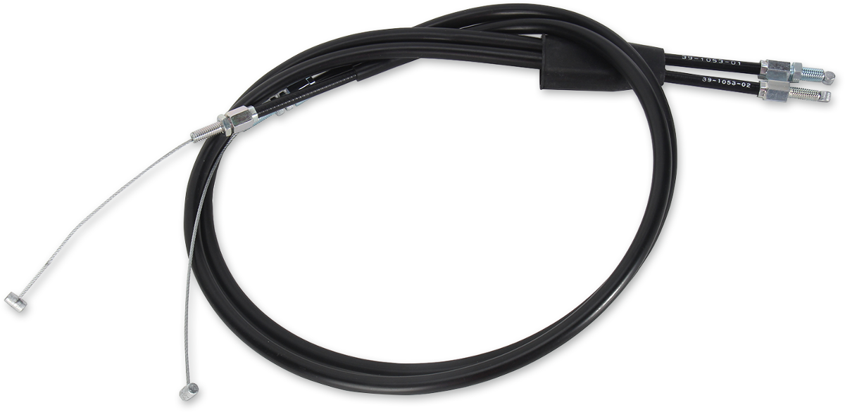 Black Vinyl Throttle Cable - 36\" - Honda 1996 - 2004