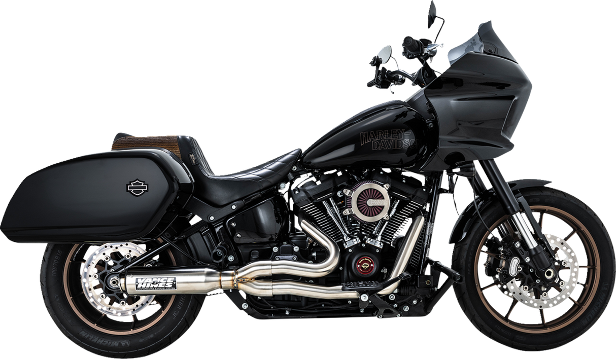 2-into-1 Supersport Exhaust System - Brushed - Softail 2018 - 2025