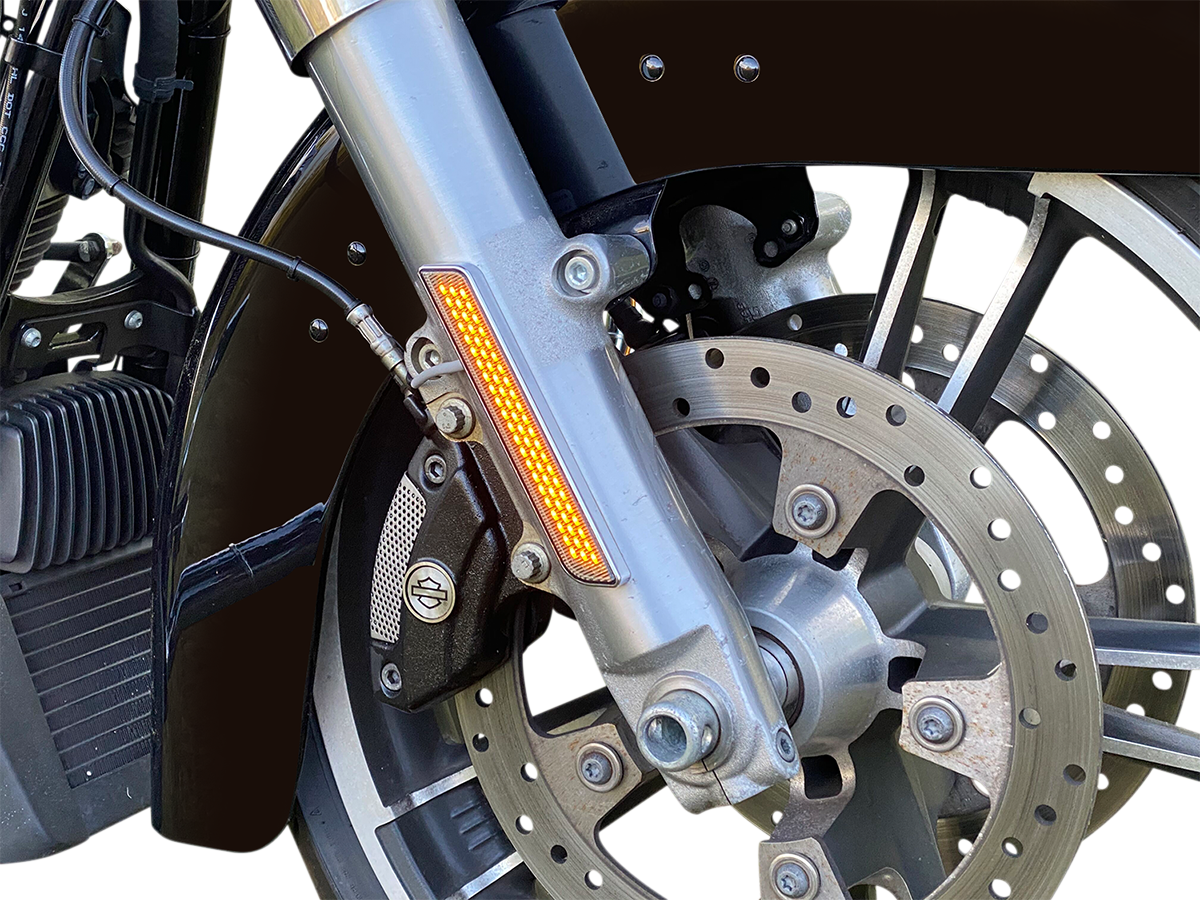 LED Fork Light - Amber - Black 2014 - 2024