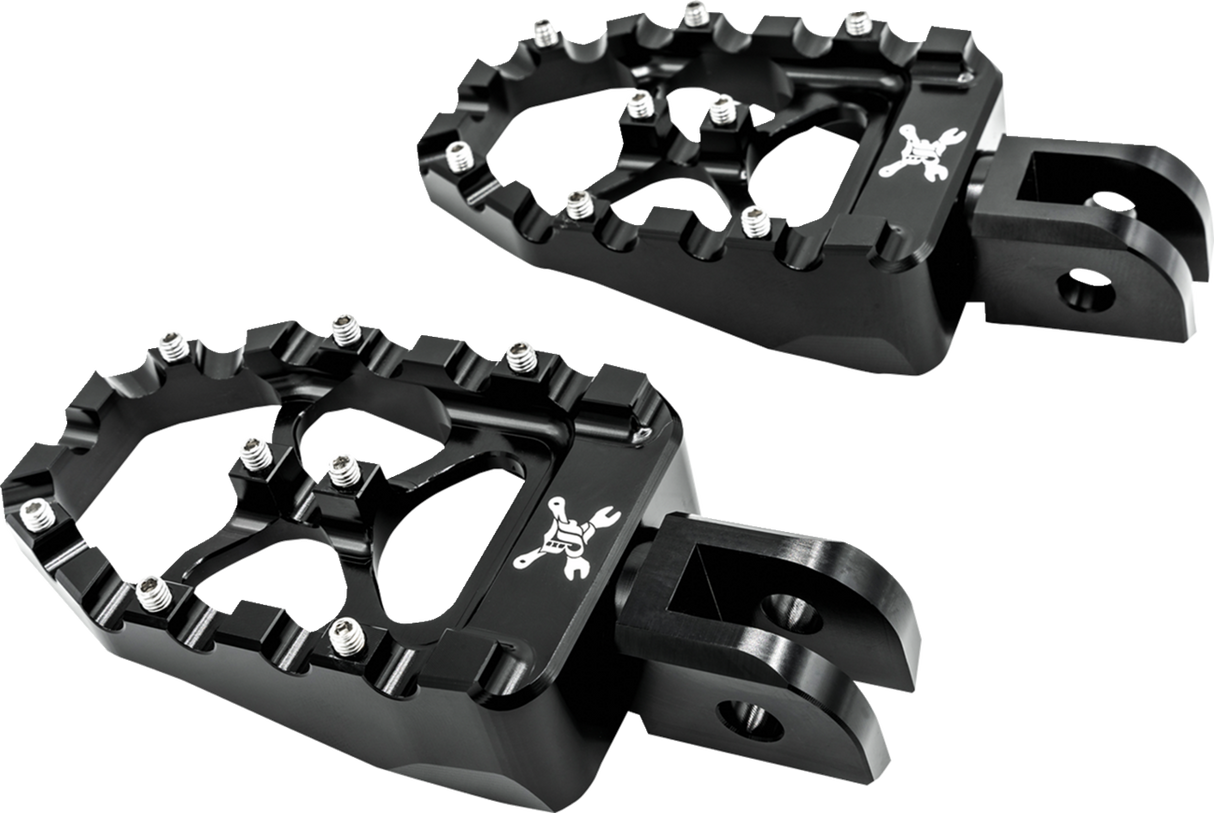 MX Evolution Driver Pegs - Black - Softail 2018 - 2024