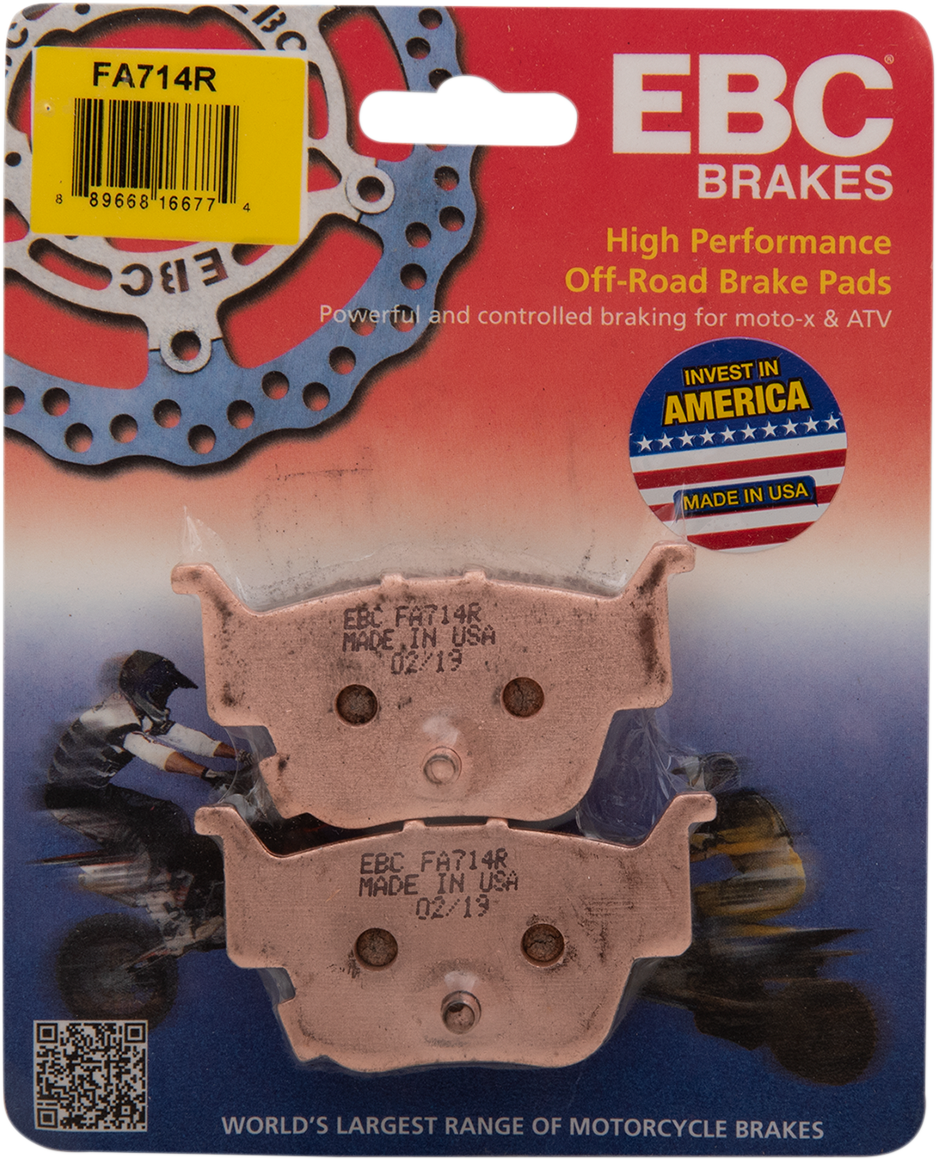 Sintered \"R\" Brake Pads 2014 - 2018