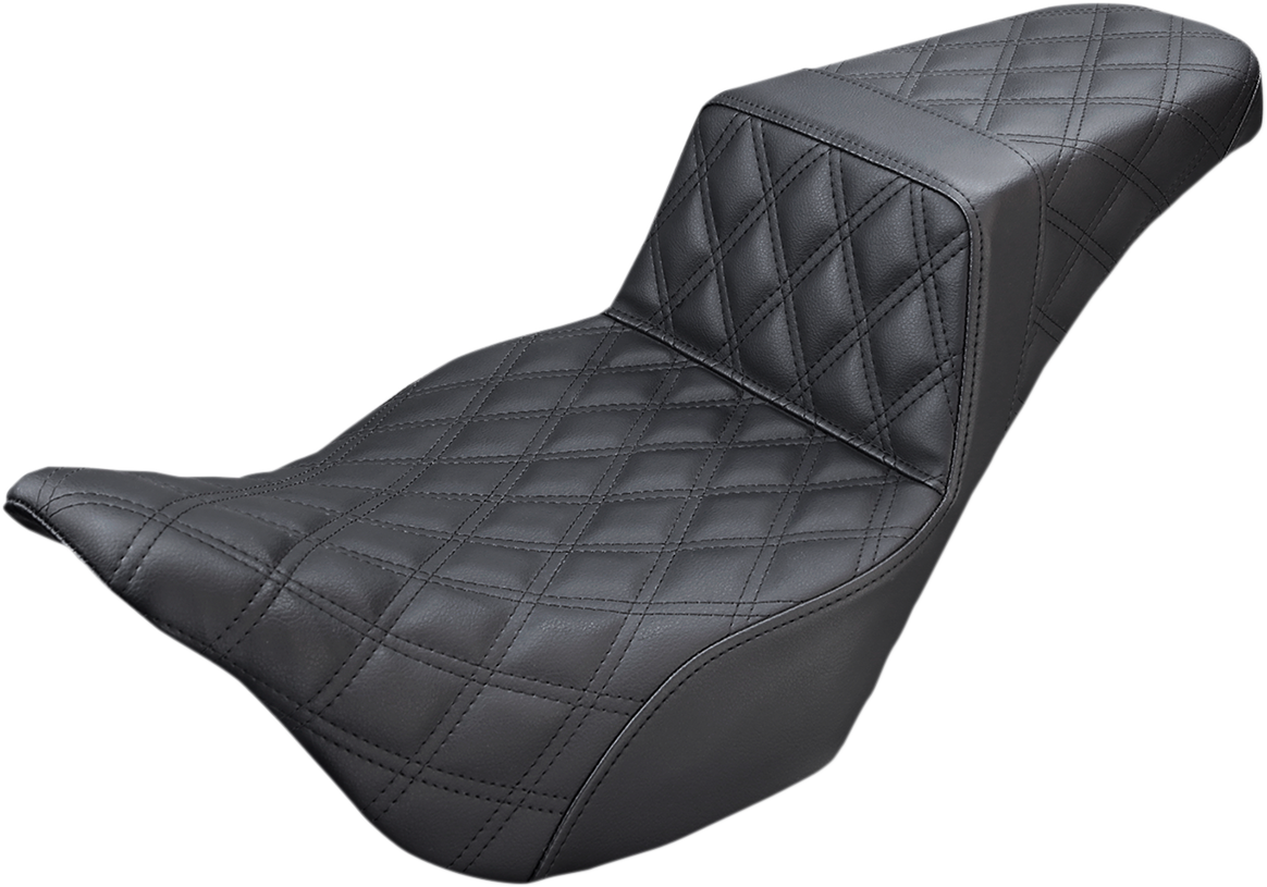 Step-Up Seat - Full Lattice Stitch - Black - \'08-\'23 FL 2008 - 2023