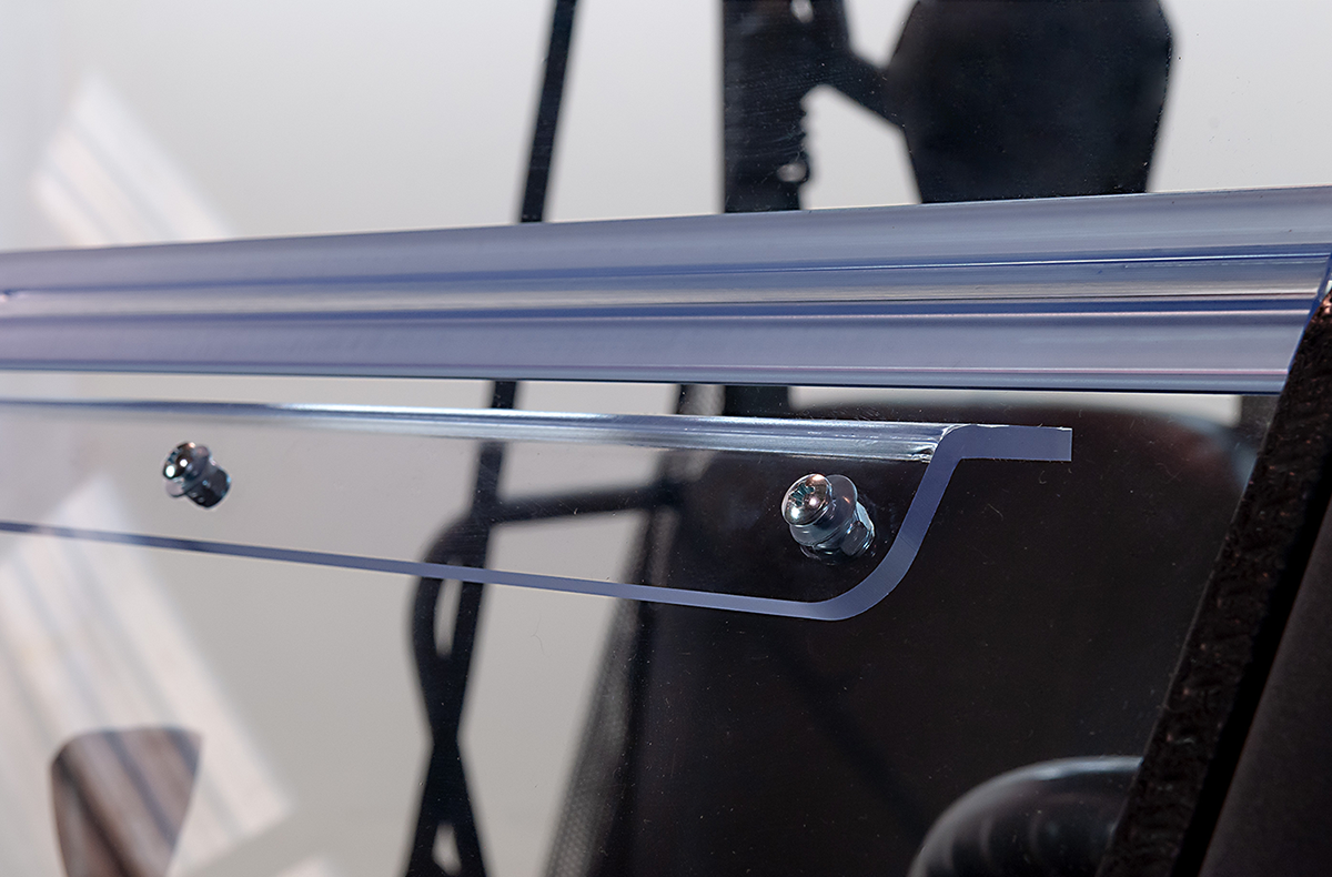 Folding Windshield - Hard Coated Polycarbonate - Defender 2016 - 2019