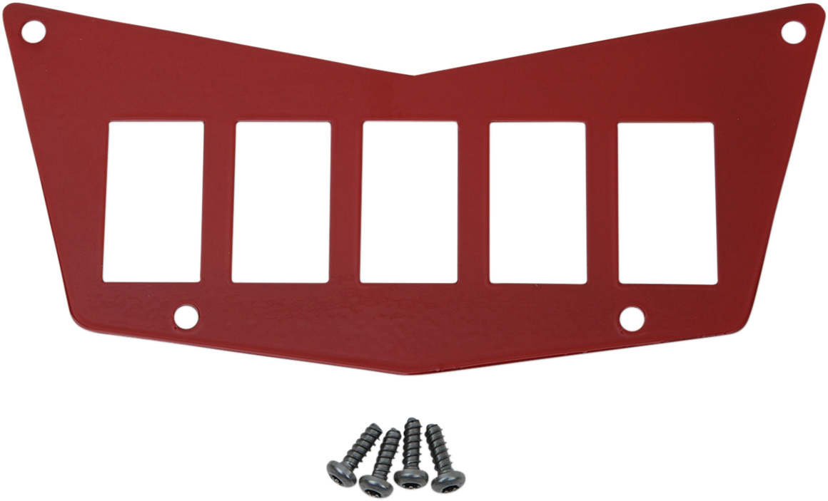 Dash Plate - 5 Switch - Red 2008 - 2018
