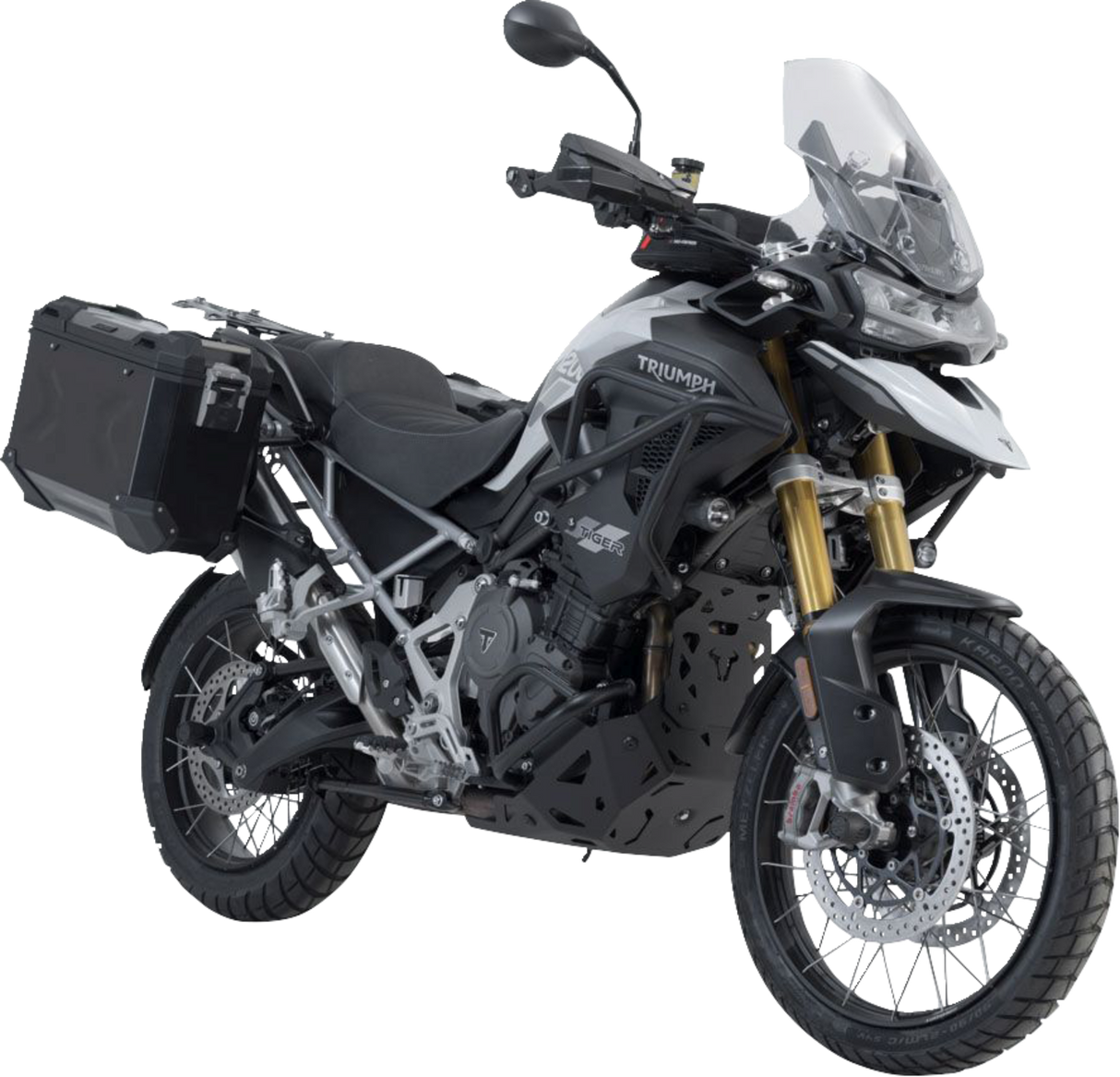 TRAX ADV Aluminum Case System - Black - Triumph Tiger 1200 \'22-\'24 2022 - 2024