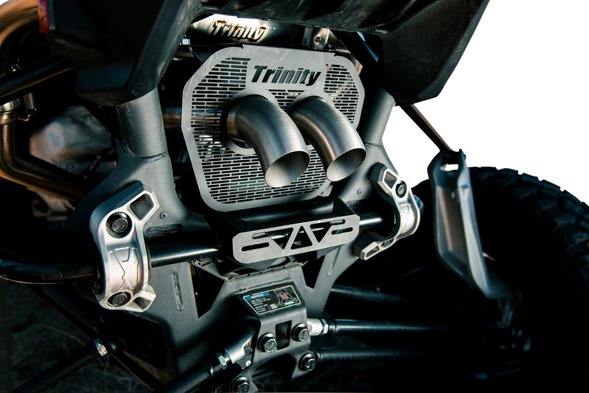 Exhaust Slip-On Mufflers - Center Exit - Maverick R 2024 - 2025