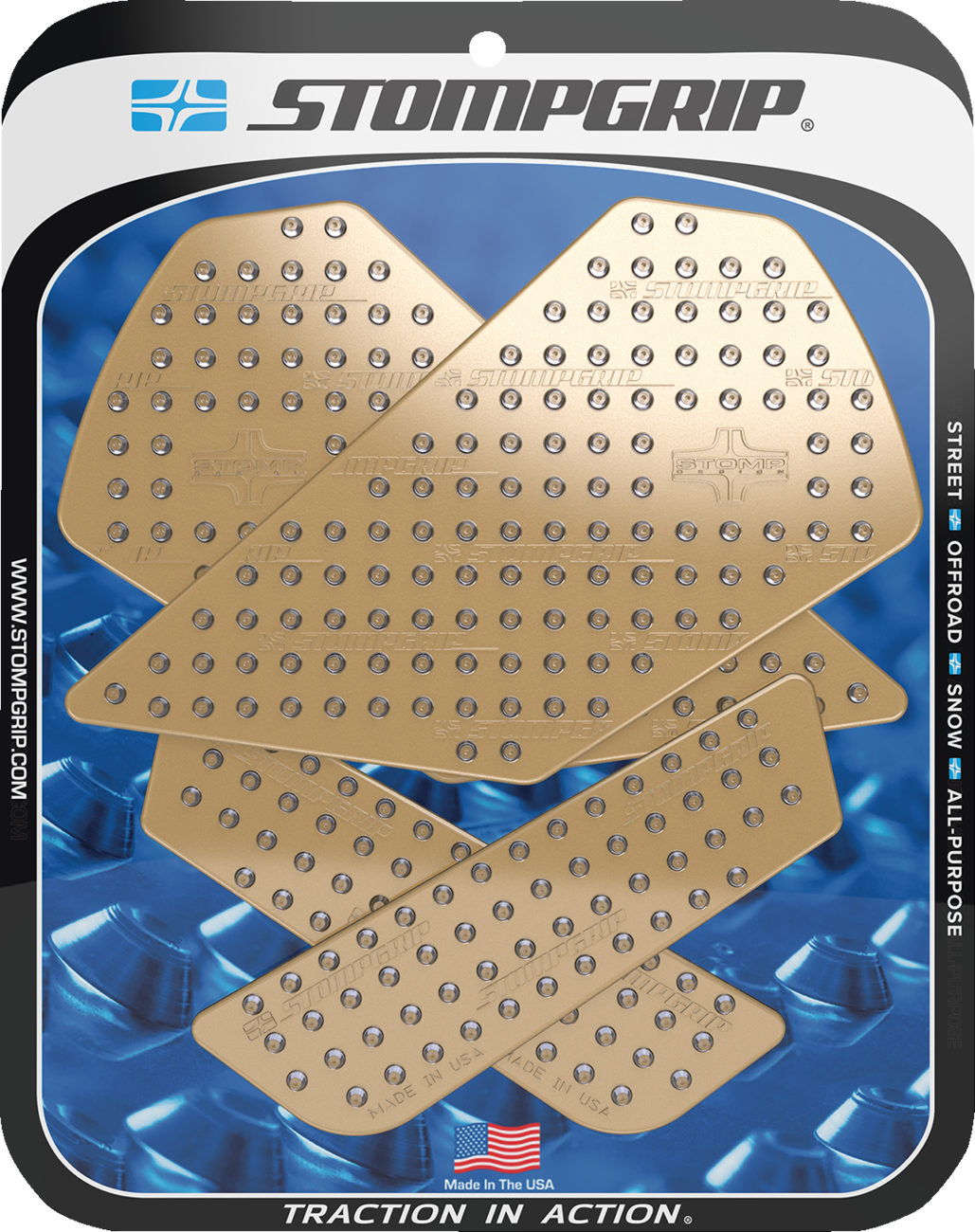 Traction Pad Tank Grips - Volcano - Clear - F 900 XR 2020 - 2025