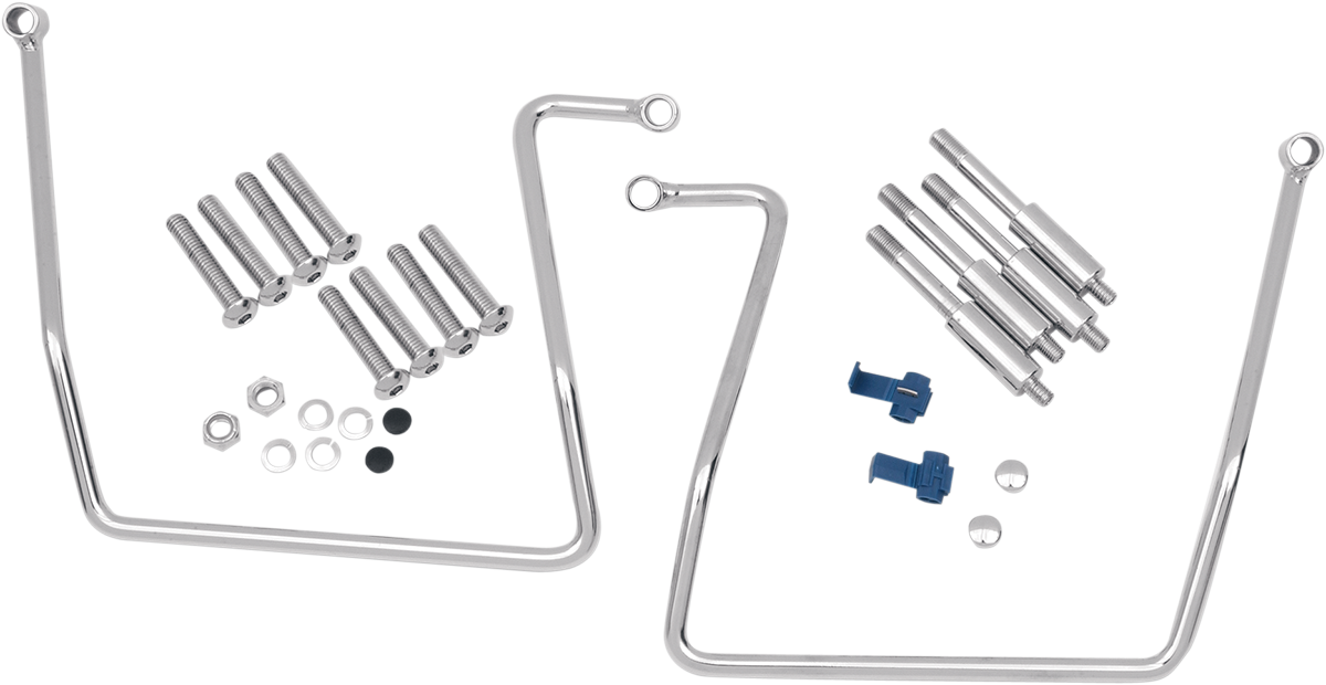 Saddlebag Support - Chrome - FXD \'91-\'17 1991 - 2017