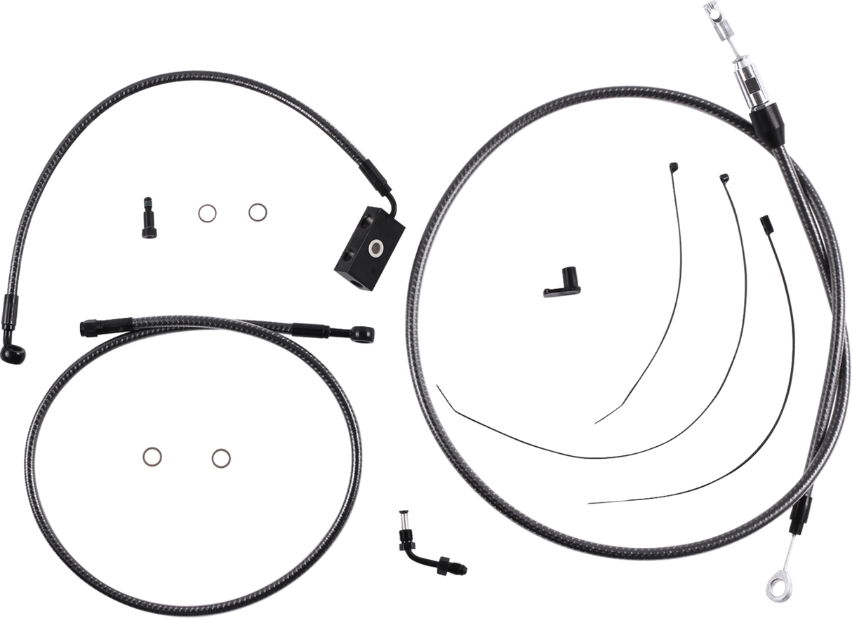 KARBONFIBR Designer Handlebar Installation Kit - 8\" - \'18-\'24 Softail 2018 - 2024