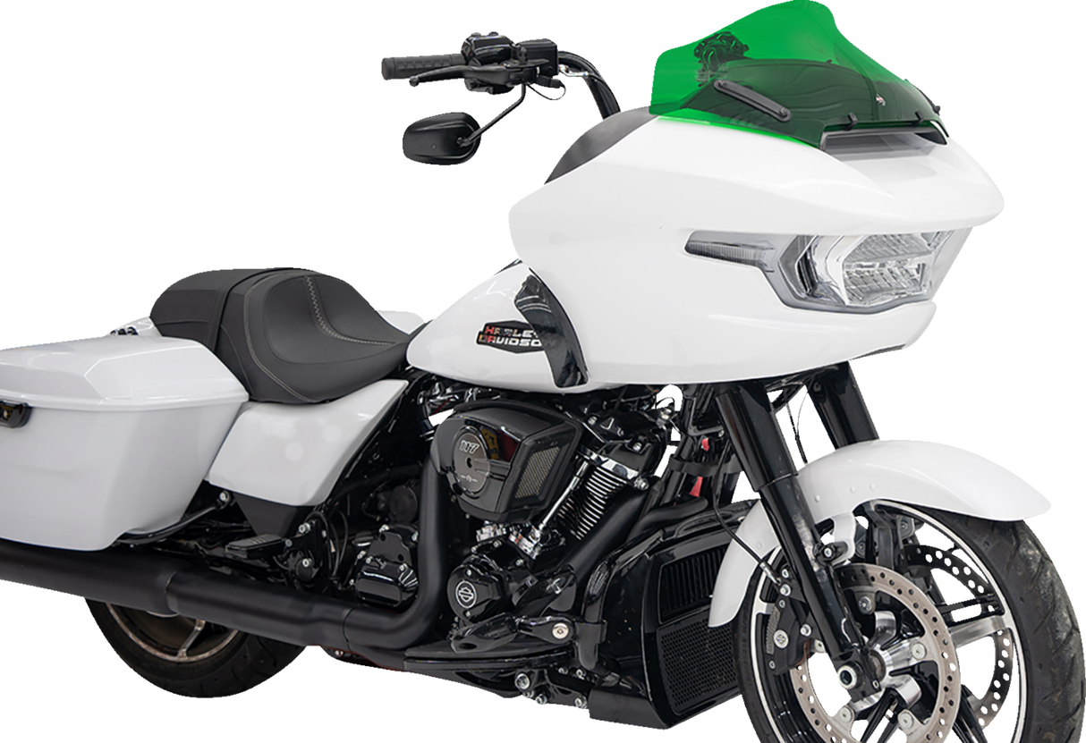 Kolor Flare™ Windshield - 10\" - Green - FLTR 2023 - 2024