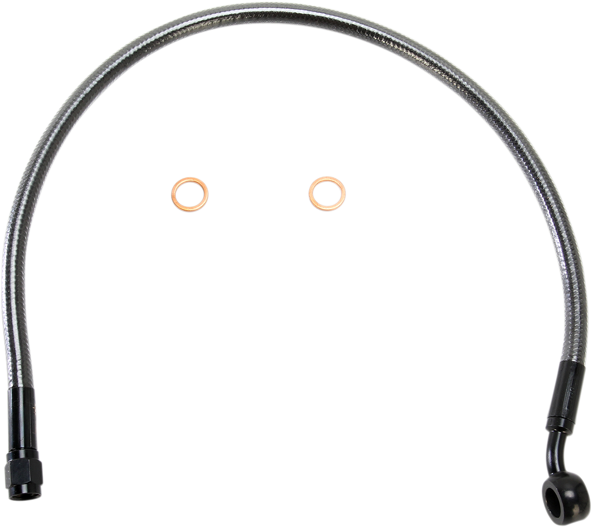 Brake Line - 10mm-35° - 19\" - Black Pearl 2014 - 2022