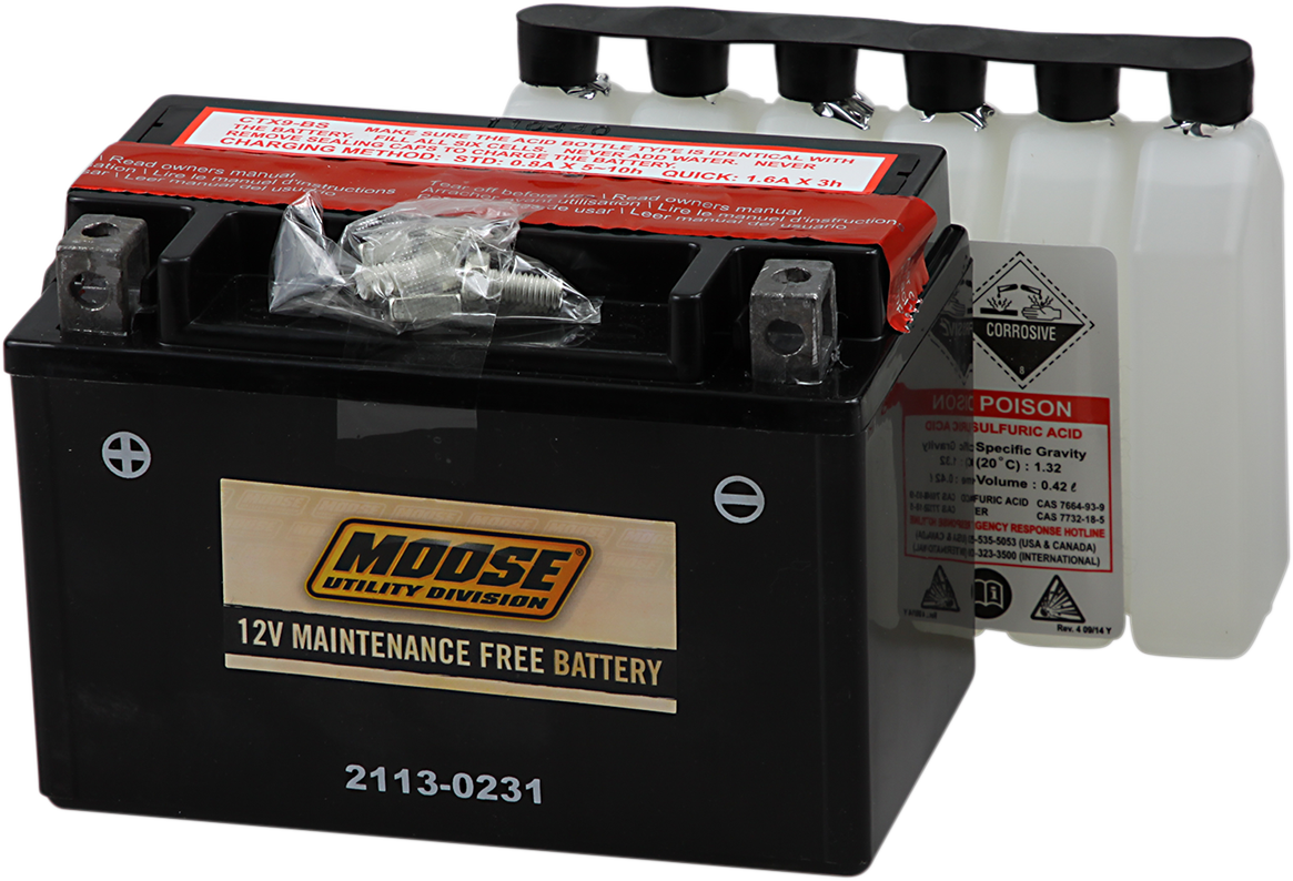 AGM Battery - YTX9-BS 1998 - 2016