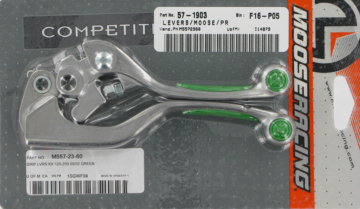 Lever Set - Competition - Green 2000 - 2015