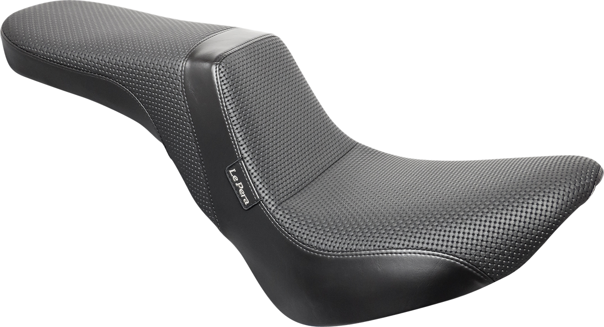 Daytona 2-Up Seat - Without Backrest - Basketweave - Black - FX/FL \'18-\'23 2018 - 2023