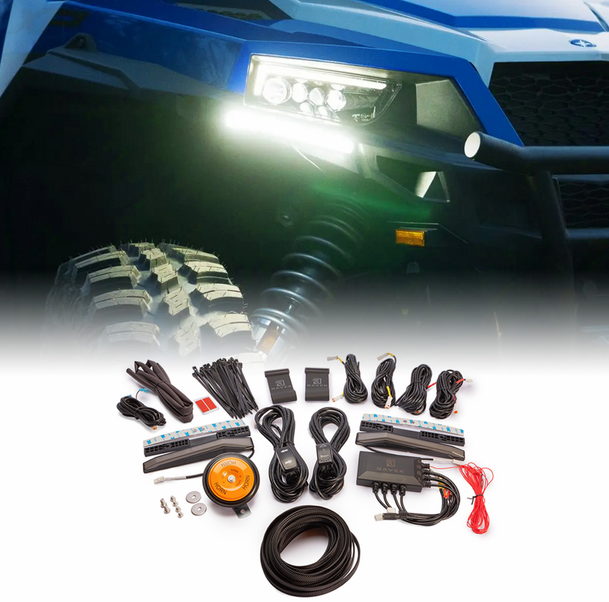 Turn Signal Kit - Amber - White Running Lights - General 2021 - 2025