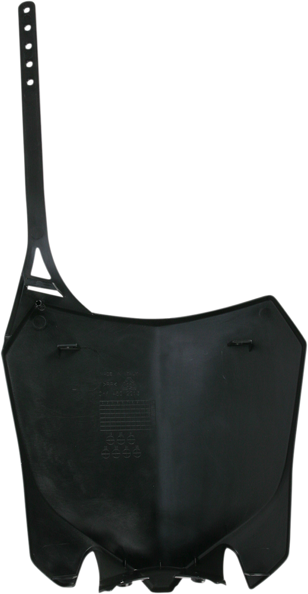 Front Number Plate - Black 2013 - 2017