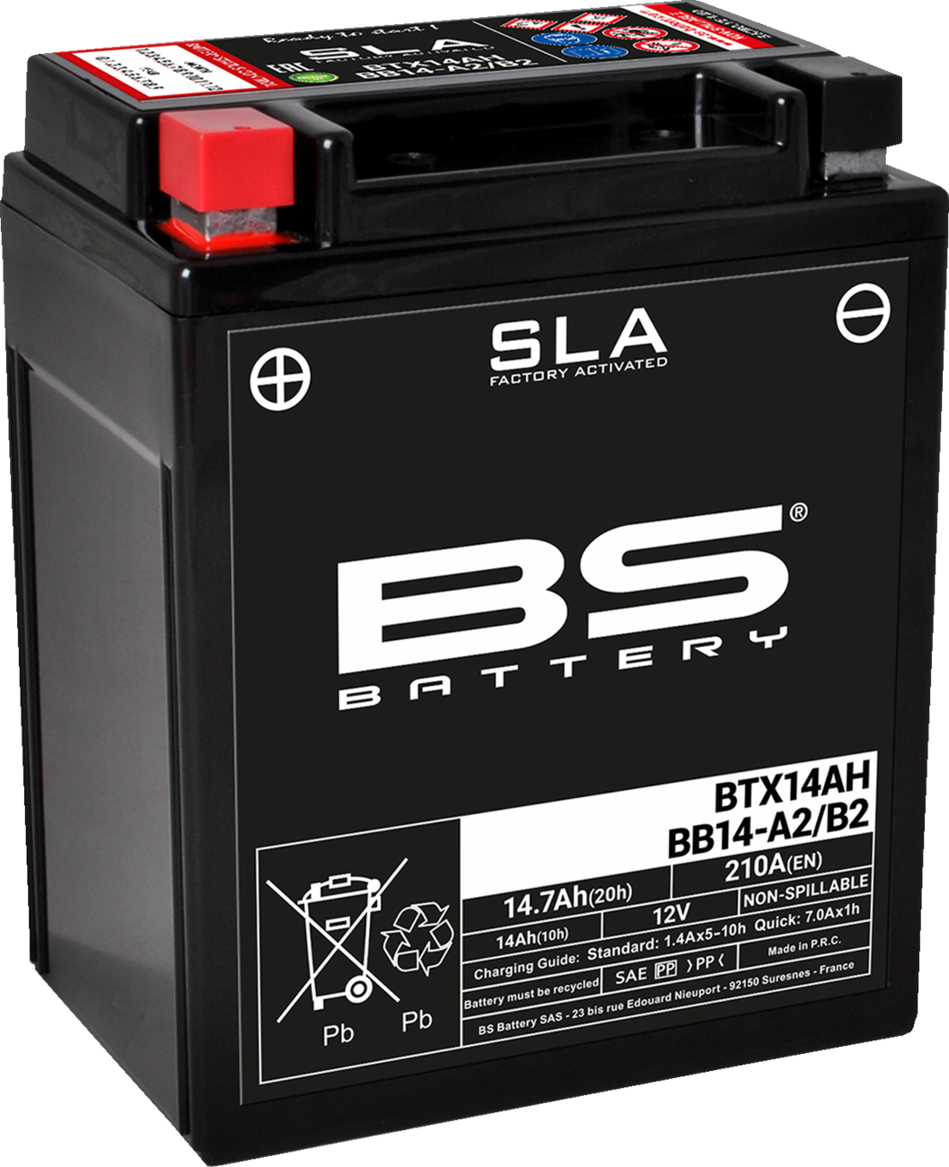 Battery - BTX14AH (YTX) 1987 - 2023